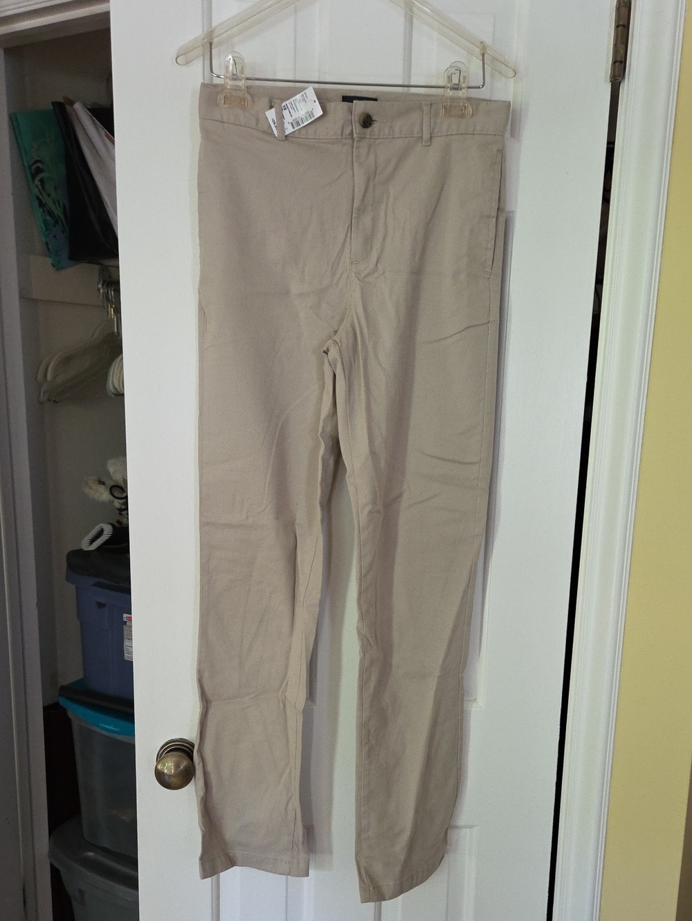 NWT Childrens Place Boys Slim Tan Chinos